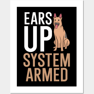 Ears up system armed Posters and Art